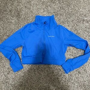Blue Zip-Up Jacket
